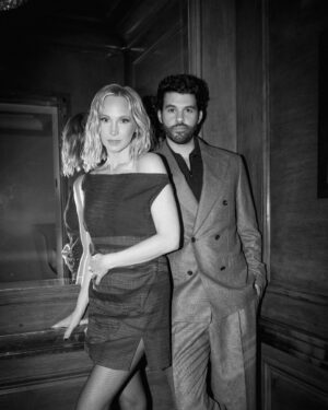 Candice King Instagram - Happy Premierentines Day @stevenakrueger 😍 couldn’t imagine a better Valentine’s Day gift ♥️ a night out with you in a suit 🔥 and (FINALLY) the Season 3 premiere of @yellowjackets 👏 🐝 I love the snot rockets out of you 😜 and am SO proud of all your hard work this season (even if I think Ben totally did it) 🥂