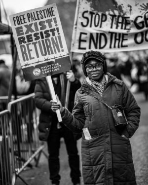 Carice van Houten Instagram - 20 observations from today's protest in London.