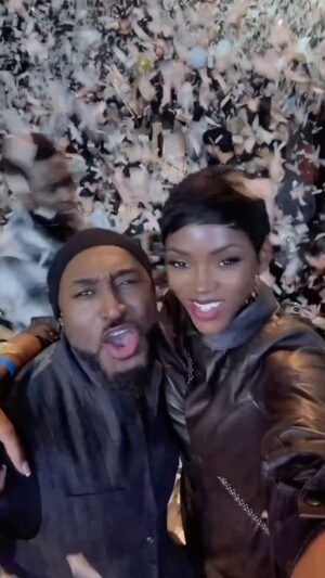 Caroline Chikezie Instagram - Thank you 2024… Welcome 2025! Happy New Year everyone!! 🙏🏾❤️🍾🥂🎊

#HappyNewYear #2025