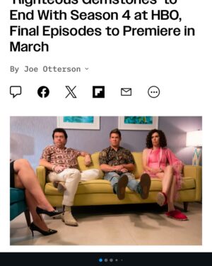 Cassidy Freeman Instagram - It’s with a heavy heart that I share (way later than everyone else because I’m often late to the gram announcements) that this last season marks the end of The righteousness that has been my family and my life the past 6 years. The heart is so fuckin heavy because it’s so fuckin FULL. I am eternally grateful for the lessons I’ve learned from this experience and these people. The warmth and family that has grown for me. The memories, the ridiculousness, the absolute human experience. Thank you. ❤️ I’m also stoked that we all get to enjoy watching one more season together…and it’s incredible so get ready! Here are some photos my gemstone family shared that I stole using buttons on my phone. Love you all like water 💦 (or whatever that emoji means to you) 💎
