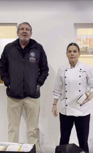 Cat Cora Instagram - Chef @catcora joined forces with #GEM #BStrong to deliver fresh, chef-driven, nutritious meals for individuals and families who lost their homes in the LA County Wildfires. Through her partnership with @cookunity she is ensuring that those affected by the wildfires have access to fresh, prepared meals. 

In 2004, Cat founded @chefsforhumanity one of the first chef-driven organizations focused on disaster response, hunger relief, and nutrition education. She received the Lifetime Achievement Award and Volunteer Service Award from President Obama. 

Cat’s dedication to disaster response through food underscores the power of culinary talent in times of crisis. Cat Cora is a trailblazer in the culinary world, breaking barriers as the first female Iron Chef and the first woman inducted into the Culinary Hall of Fame. #gem #bstrong #catcora #cookunity #chefsforhumanity