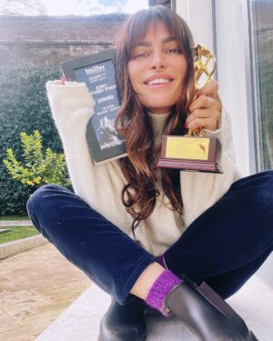 Catrinel Marlon Instagram - Two new awards have just arrived home, and the emotion kicks in. Thank you! #GirasoliFilm #Girasoli
@masifilm_official 
@rai_cinema 
@luminamgr 
@cristian_mungiu 
@pathosdistribution