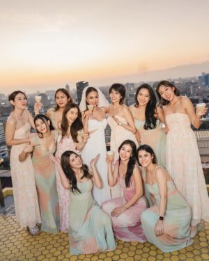Chalida Vijitvongtong Instagram - Last fling before the ring! 💍🎉 #taewsparadise