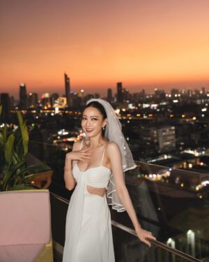 Chalida Vijitvongtong Instagram - Last fling before the ring! 💍🎉 #taewsparadise