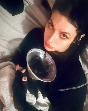 Charlotte Kemp Muhl Instagram - When my friends @threeasfour found this kitten on the street, and I offered to look after her for a few days, I didn’t know it was going to be such a rollercoaster… but soon as I met her I smelled necrotic flesh, and sure enough her tail just needed to be emergency amputated (was pretty intense watching it start to rot/rip off, the antibiotics didn’t win out over the infected dog bite, but vets did a great job of removing and cleaning it) and now I’m completely in love with her…! Aghhh. Can barely leave her side and she’s been so brave and sweet through it all. She needs 6 rounds of oral meds a day but fortunately she is snack obsessed (same) and will devour her meds if doused in some variant of sardine slime (same). 
Sorry to gross you guys out but she’s a celestial Yokai who has been comforting me through some serious betrayal of people I thought were my friends who I worked really hard for and created an amazing otherworldly tech opera for, exploiting my team’s unpaid labor and concepts for no credit and only to be plagiarized and intimidated into forfeiting my rights to my own content after going in debt for them. Silicon Valley is gross. Anyway, if you’ve wondered where else I’ve been for months…it’s been in my basement building robots with my fam @finismusicae ! And touring night markets in Hong Kong and Parisian graveyards with the most lovely @st_vincent

Will start posting more fun stuff soon, sorry I’ve been non digital lately 

Love my real friends more than ever and this experience has only strengthened my appreciation for traits like kindness, camaraderie and conscientiousness. Take care of each other! 🤍