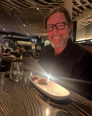 Christy Turlington Instagram - Happy Belated Birthday to my “Silver Fox” who puts ALL my gray hairs into perspective.  And Happy Day to my Valentine, though we are not celebrating together you know you are the only romantic love that ever truly mattered…💗💗💗