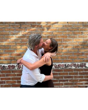 Christy Turlington Instagram - Happy Belated Birthday to my “Silver Fox” who puts ALL my gray hairs into perspective.  And Happy Day to my Valentine, though we are not celebrating together you know you are the only romantic love that ever truly mattered…💗💗💗