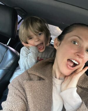 Ciara Hanna Instagram - This was today before his jujitsu class and thought I’d reintroduce you to the love of my life. 
Canyon.
My every day. My constant. My heart beat. 
So many life changes the past two years and this little one has been by my side through it all. He has seen me weep but also has seen me at my strongest. He is so unique, opinionated and sensitive to everything around him. He keeps me grounded when I start to float away. I love him so much. God knew I needed him. I know he won’t see this but I will. He will do things beyond my wildest dreams and I can’t wait to be his biggest cheerleader like he has been mine 💙 ok I’m crying. Bye.