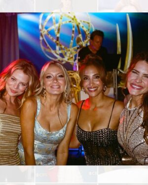 Courtney Hope Instagram - 🎥
❤️ Work with your friends 
❤️ Vibe with your friends 
❤️ Play pretend with your friends 
❤️ Cry with your friends 
❤️ Dream with your friends 
❤️ Scream at your friends..? … No? .. okay maybe that’s just us over here on Stage 43… 
@youngandrestlesscbs 

More YR BTS content - noted! More next year 🥰

🥂 Cheers to a wonderful roller coaster year in Genoa City 🤩