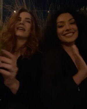 Courtney Hope Instagram - 🎥
❤️ Work with your friends 
❤️ Vibe with your friends 
❤️ Play pretend with your friends 
❤️ Cry with your friends 
❤️ Dream with your friends 
❤️ Scream at your friends..? … No? .. okay maybe that’s just us over here on Stage 43… 
@youngandrestlesscbs 

More YR BTS content - noted! More next year 🥰

🥂 Cheers to a wonderful roller coaster year in Genoa City 🤩
