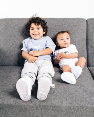 Cydney Moreau Instagram - @sneakerpolitics x Ace & AJ 
Ace and AJ have inspired us to create a baby/ kids collection for all of our little superstars! ⭐️