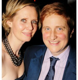 Cynthia Nixon Instagram - Happy Valentines Day, baby. 
Can’t believe I get to spend my life with you. 
❤️❤️❤️