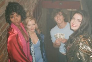Damaris Lewis Instagram - Queen Of The Ring, In Theaters, March 7th @queenofthering 📷 BTS on Film, by our fearless leader @emilybett