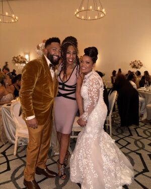 Dawnn Lewis Instagram - What a gorgeous and love-filled day! May God’s forever blessings surround my “Sis” @YvetteNicoleBrown and her new hubby @AnthonyRoyDavis throughout their life journey together. The ceremony was passionate, hilarious, very emotional and we had a blast! A time was had by all! ☺️💖🙏🏽👏🏽

#friends #wedding #celebratelove #sisterhood #friendship #yvettenicolebrown #love