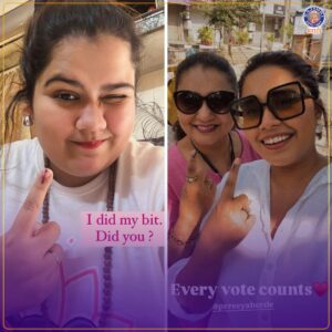 Deepti Devi Instagram - मराठी कलाकारांनी बजावला मतदानाचा हक्क!❤️👉

#voting #rajshrimarathi #marathicelebs #vote #matdan