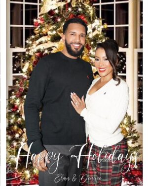Denyce Lawton Instagram - Happy Holidays Everyone!!! Our FIRST Christmas as The GRASTI’s!!! 🥰😍 We’ve had the fun of being able to celebrate Christmas in Atlanta, Miami and now Los Angeles !!! Sharing some of our Holiday Cards that we only shared with Close Family & Friends over the years 🥰🥰 

NOTE : To those who aren’t able to feel joyous or celebratory right now during the holidays… my deepest love and thoughts are with you and your family as you endure what you’re experiencing! Wishing EVERYONE more love, light, prosperity, great health, wealth, joy, compassion, self love & healing !!! 🫶🏽🫶🏽🫶🏽

♥️ The GRASTI’s #GrastiEverAfter Denyce, Eban, Kimchi & Mochi #MerryChristmas #Christmas2024