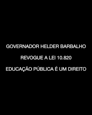 Dira Paes Instagram - Senhor Governador @helderbarbalho, por favor, revogue a Lei 10.820, que sucateia a educação indígena no Estado do Pará. É um absurdo que 85% da verba destinada aos programas dos povos originários, rurais e ribeirinhos, seja cortada em relação ao orçamento do ano passado. 

Educação é um direito, não um favor. É necessário que cada comunidade seja respeitada em sua diferença cultural e estrutural. 

Lamento muito que o Secretário de Educação @Rossieli Soares NÃO tenha nos representado diante dessa causa tão nobre. 

Recomendo a todos acompanharem o perfil @citabt, que expõe toda a situação até agora.
Por favor, repense, e revogue essa Lei 10.820.

Att,
Dira Paes
