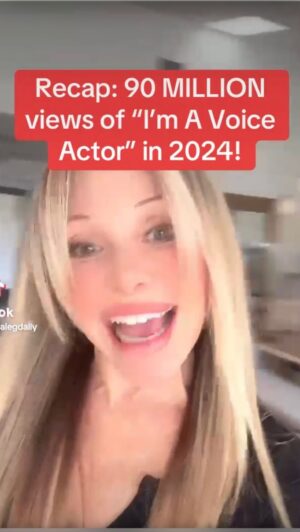 Elizabeth Daily Instagram - Thank you ALL!!! ❤️❤️ #imavoiceactor #trend #2024 #2025 #voiceactor #throwback #egdaily #fyp