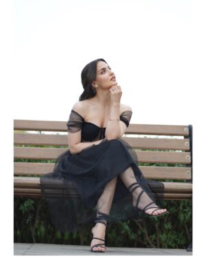 Elli AvrRam Instagram - Will you write me a love letter?🌹

Ilu Ilu 1998 promotions - 31st January in Theaters🚀

dress - @emblaze_mb 
jewellery - @rubans.in @kushalsfashionjewellery 
heels- @sana.k.official 
photographed by- @kshitijghadiphotography 
styled by- @juhi.ali 
make up - @magicalmakoversbydivya
hair- @shubhangi_nimbarkar 

#loveletters #oldschool #romance #iluilu1998 #elliavrram #yourstruly