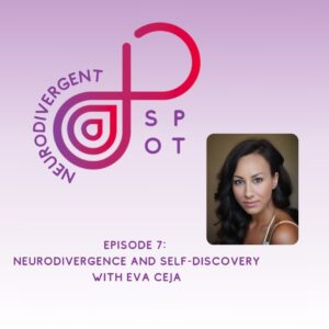 Eva Ceja Instagram - 🌟 New Episode Alert! 🌟

In this episode of Neurodivergent Spot, I sit down with actor, producer, and writer Eva Ceja to explore her journey of late-diagnosed neurodivergence. From navigating a career in the arts to building systems for self-regulation, Eva shares the raw, real, and inspiring story of coming into her own as a multiply neurodivergent creator.

Tap the link in bio to listen now and discover why understanding ourselves is the greatest role we’ll ever play. 🎭✨

#NeurodivergentSpot #Neurodivergence #ADHDAwareness #AutismAcceptance #LateDiagnosis #Masking #Authenticity #CreativeLife #SelfDiscovery #PodcastEpisode #EvaCeja #NeurodiversityCelebration #WomenInFilm #NeurodivergentStrength #ADHDWomen #AutisticWomen