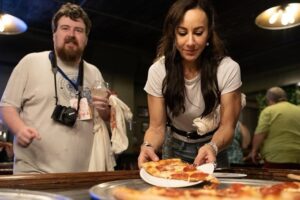 Eva Ceja Instagram - “You know, we always called each other goodfellas. Like you’d say to somebody: ‘You’re gonna like this guy, he’s all right. He’s a goodfella. He’s one of us.’ You understand? We were goodfellas, wiseguys.” —Henry Hill

#pizza #italian #dinner #friends #goodfellas #friendship #friendshipgoals #comiccons #chattanooga #nightout #party #actor #actress #producer #love #girlswholift #girlswithtattoos #girlpower #friendshipquotes #wiseguys #sinatra
