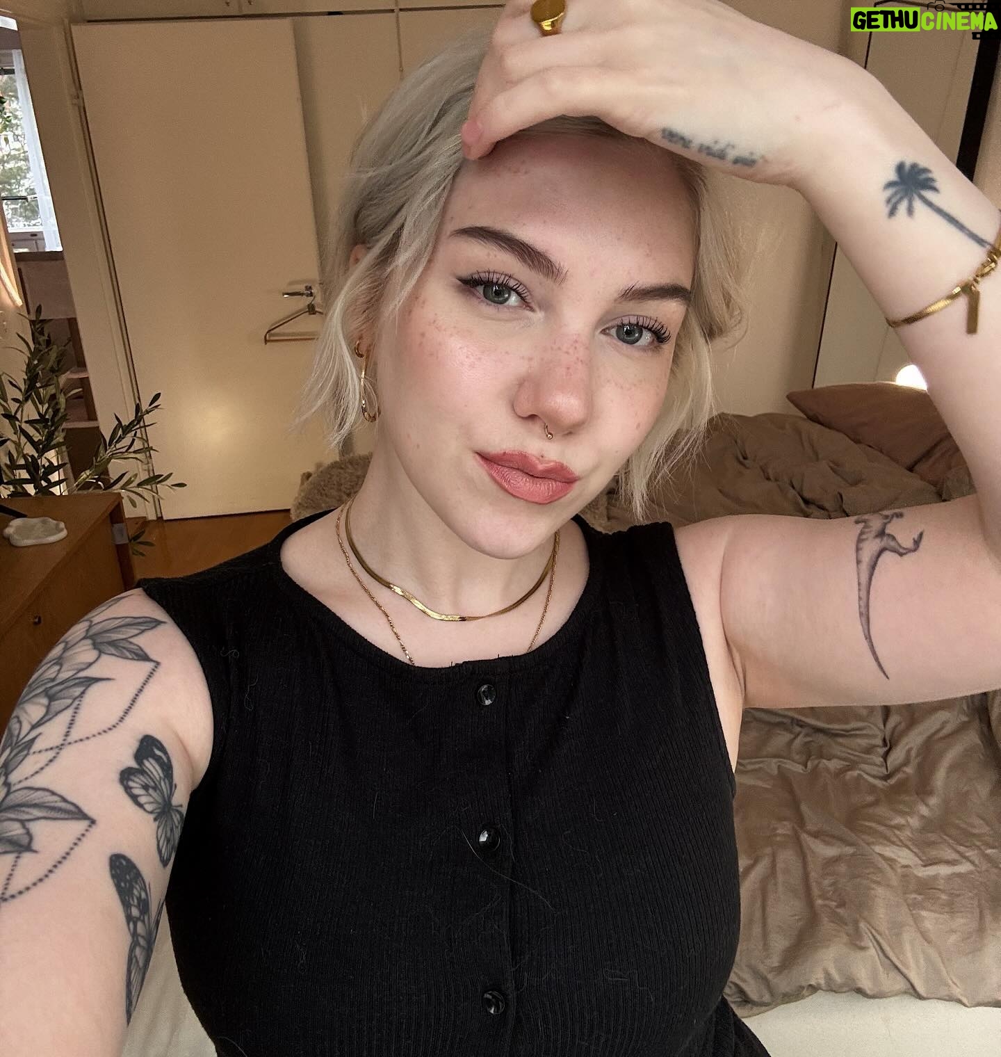 Evelina - 5.1K Likes - En malttanu mennä nukkuu ku lähin palaverista eilen Universalilta nii innoissani 🥹 keskityin loppuvuoden 24 musiikkiin ja oon saanu tehä ja luoda tosi inspiroivien ihmisten kaa. Uus ja vieras ja haastava jännittää aina mut on ollu ihanaa oppii et matkalla löytää ja vetää puoleensa ne omat tyypit kenen kaa kuuluu. Oon ilonen et hyppään tuntemattomaan vaiks välil tulee mustelmii <3 pian sä kuulet.