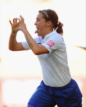 Fara Williams Instagram - England’s most capped player. Wishing Fara Williams a happy birthday! 🫶