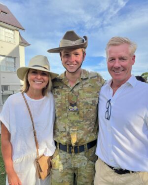 Georgie Gardner Instagram - While I might have lost the battle for height, I’m a winner when it comes to the pride and joy I have right now!! School done, a graduation ceremony tonight, a few little exams to sit & then off he soars into the big wide world! Congrats Gus, so incredibly excited for you, love you to the moon & back xx