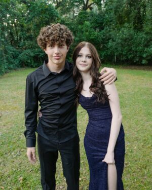 Gray Benko Instagram - Personal post because I need this one to live in the feed 🥹❤️ My baby girl went to her very first homecoming dance over the weekend and I just can’t believe how beautiful and grown up she is becoming.  It happens so fast, guys 😭 Farris did my makeup for a Halloween party and then got herself all dolled up for homecoming in the same night. I kind of love that I will forever be randomly dressed as a cat in her first homecoming photos.