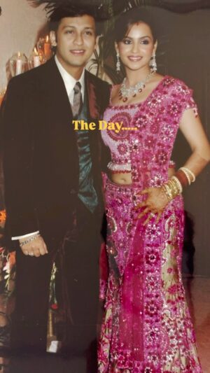Gurdeep Kohli Instagram - Happy 18th Anniversary to us. And the journey continues.Love & Happiness always 🎉🥂 #weddinganniversary #anniversary