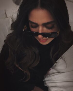 Hajra Yamin Instagram - “The best is yet to come.” ~  Frank Sinatra 

Wearing~ @maheenkarimofficial 
Stylist~ @stylebyaneela 
MUA~ @trio_session 
Art direction & Photography~ @ayazanisphotography 

#aurevoir #2024 #hello #2025