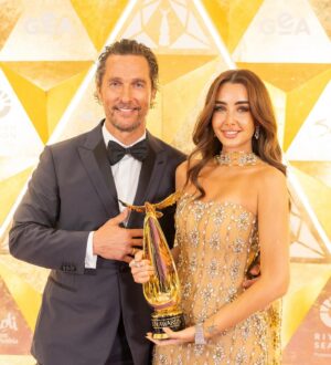 Hana Al Zahed Instagram - ✨💛🥇

@joyawards ✨💛