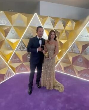 Hana Al Zahed Instagram - Unforgettable special night ✨

@joyawards 💛

Glam team✨✨
@latelier_dmia 
@mahmoudelsirganyjoailliers 
@wedyanmohy 
@alfredmakram