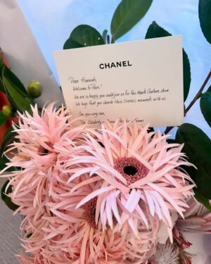 Hannah Dodd Instagram - @chanelofficial Haute Couture - 🌸

I had the absolute privilege of visiting the atelier in the final hours before the show with @bazaaruk - To see the talented hands at work creating these pieces of art pre runway was so incredibly special. Super grateful @chanelofficial xx

 
Pascal Le Segretain / Getty Images
@pipbourdillon 
@felicitykay 
@sarahillmakeup 
@knightjosh 
@thebradylea 
@selectmodellondon 
@trackpublicity