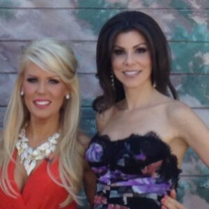 Heather Dubrow Instagram - Welcome Back @gretchenrossi ! Swipe for some fun memories… and some bad hair 😂😂😂 #RHOC19 And away we go…
