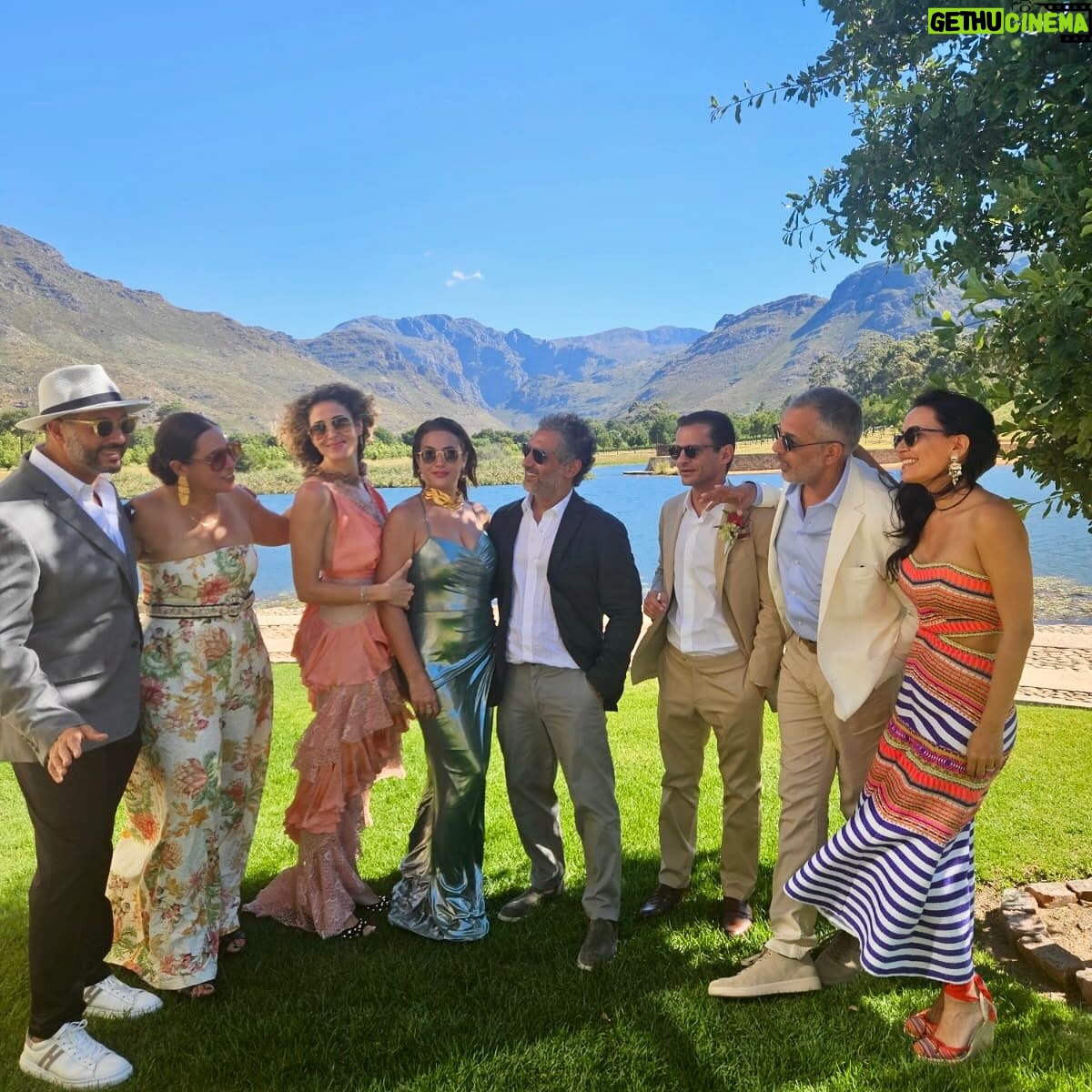 Hend Sabry - 57.5K Likes - What an epic few days in heaven with wonderful people .. thank you @moyehiab and @kimbers_c for including us in your wedding celebration ❤️💍💍
And thank you #Capetown for the Vibe ❤️ You are spectacular 🙏