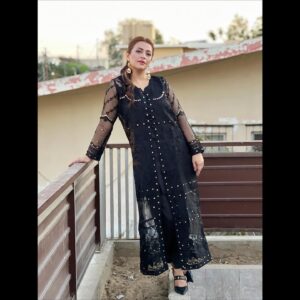 Hiba Ali Khan Instagram - Dress: @cyanicofficial.pk 
Makeup: @ridaahmedofficial