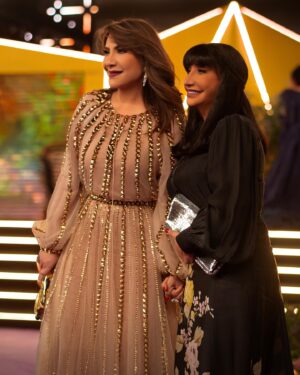 Huda Hussain Instagram - #joyawards 🇸🇦✨✨😜