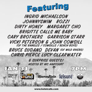 Ingrid Michaelson Instagram - Just Announced!🎤

We’re excited to welcome Ingrid Michaelson back to our stage for The Hotel Cafe Presents: A Benefit for Los Angeles on Jan. 31🎶

Tickets are almost sold out!

Proceeds to benefit @musicares - helping support those in the music community affected by these historic and devastating fires.

🎟️ new.hotelcafe.com/event/the-hotel-cafe-presents-a-benefit-for-los-angeles