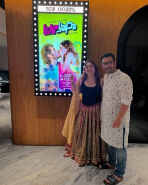 Ira Khan Instagram - Junnu on the big screen!!🥳🥳🥰🥰
If you knew Junaid personally, you’d realize just how good of an actor he is playing this role! 
The whole cast has done a great job. Genuinely. From the little roles to the big ones! Junaid and @khushikapoor are such good on-screen cry-ers! 
Go watch Loveyappa in theatres now!!