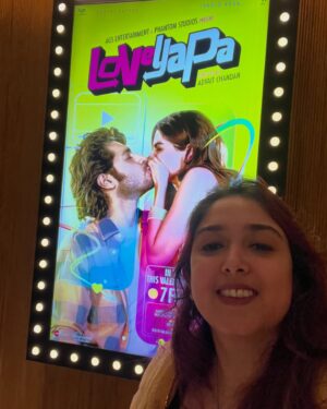 Ira Khan Instagram - Junnu on the big screen!!🥳🥳🥰🥰
If you knew Junaid personally, you’d realize just how good of an actor he is playing this role! 
The whole cast has done a great job. Genuinely. From the little roles to the big ones! Junaid and @khushikapoor are such good on-screen cry-ers! 
Go watch Loveyappa in theatres now!!