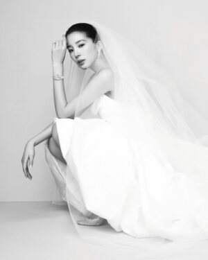 Irene Kim Instagram - BRIDE MODE…officially in print! 👰🏻‍♀️💕

Beyond excited to share our @MarieClaireKorea Wedding February covers with @AudemarsPiguet 🤍 

Endless gratitude to the amazing team for making this moment so magical🥺
Editor in Chief: @fashionyk
Photographer: @photokyj80 
Fashion Editor: @_woory_
Features Editor: @lejetorial 
Brand Communications: @bing_________9 
Hair: @ksw7789 
Makeup: @e_bom 
Styling: @soorink 
Styling Assistant: @woojxxg 

AND the biggest shoutout to my forever Valentine…not just for putting up with me, but for having to make an official debut as a hand & back model!🤣 You absolutely nailed it🤭❤️

#AudemarsPiguet #오데마피게