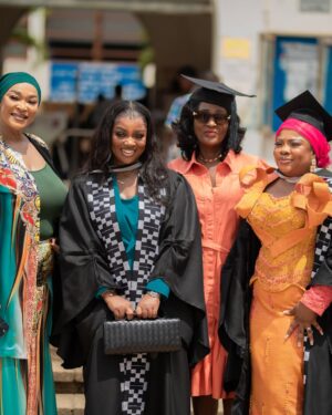 Jackie Appiah Instagram - The journey was worth every step! I am overwhelmed with not just gratitude but joy, as well. To everyone who believed in me, stood by me, and cheered me on, thank you from the depths of my heart. 

 #MastersDegree #CommunicationStudies #UniversityOfGhana
Styled by @bveystyling 
Suit @attoandoh 
Hair @_graceaj 
Makeup @quincyblaq_gh 
Photography @chocolate_shot_it 
2nd photographer @scuby_studios