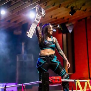 Jamine Benitez Instagram - This is how we START 2025!! 
 
@vipwrestlingdallas was off the chain! 
Honored &  proud to be their 1st women's champion. 
Humbling moment for this #OGBADASS 

But I ain't stopping. As the yrs roll, I'm here to REMIND EVERYONE that age is just a number, & as a female wrestler in this business for 24yrs, there's a silenced notion that we can't continue just bc we age. I stay TRUE to who I am & will keep rocking it out until I feel I can no longer go. 

Btw.....my SILVER/GREY hair is on point. That natural hair color coming thru bc I HATE dying it. I'm all about being my true self always. 

2025. 
THE REBIRTH
THE REBORN 
THE REINCARNATION of one's true self
The re...tire...me...nt....🫣