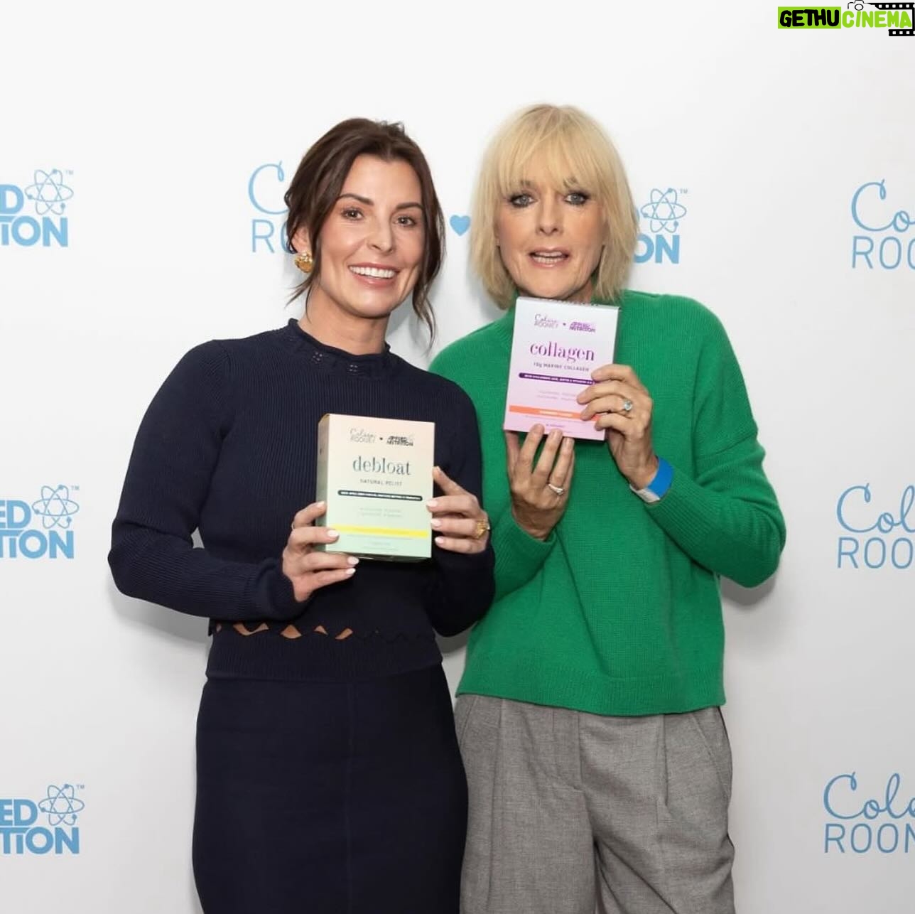 Jane Moore - 4.3K Likes - My week in pictures…
1. Met up with my @imacelebrity camp mates at @coleen_rooney skincare launch for @appliednutrition 2. Not quite sure what face I’m pulling here 😂 Jumper by @cefinnstudio . 3. @loosewomen with Traitors star @livi.deane My outfit is from @lkbennettlondon 4. Opening night of @cammackltd #oliver Amazing! 5. @loosewomen pinstripe suit by @cefinnstudio
6. Babysitting my daughter’s dog ❤️. .
.
Have a wonderful weekend everyone! X