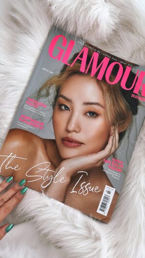 Jarry Lee Instagram - still can’t believe I was on the cover of Glamour Magazine’s April 2023 issue in Bulgaria 🥹 @GLAMOURmag @GlamourBulgaria 
 
you can read an online version of the interview here: glamour.bg/moda/jarry-lee
 
(photographed by Sumanta Muth @sumantamuth, makeup & hair by Monique Mazer @makeupbymazer)