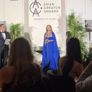 Jarry Lee Instagram - 🥹 I won an award for Best Fashion & Beauty Creator at the Asian Creator Awards !!! 🏆 this is the 3rd award I’ve received this year & I feel so so honored & grateful
 
thank you to sponsors @kajabi @adobeexpress @calpak @houseofmbeauty @simplehuman (& @jerrywon for organizing such an incredible event)

swipe to watch a short clip from my acceptance speech 🤠 I’m so grateful for everyone who has supported me throughout my career(s), my friends & family, fellow creators, and community here in Los Angeles 🫶

(I also stopped by the @goldhouseco x @staymacro Emmys event later the same night, hence the first photo slide 😅)