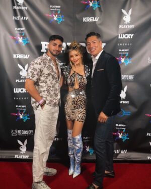Jarry Lee Instagram - the @playboy Art Basel party last night at @slssouthbeach @hydebeachmiami was such a vibe 🪩 thanks for inviting me @blk_pr