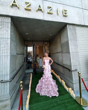 Jarry Lee Instagram - @azazieofficial dressed me in this stunning gown for their Midsummer Soirée last week 😍 thanks for having me @michelemariepr