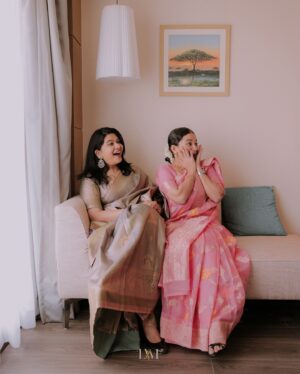 Jaseela Parveen Instagram - A heartfelt wedding day filled with gratitude, laughter, and cherished moments with friends who made every second even more special.  #lamoreweddingfilms